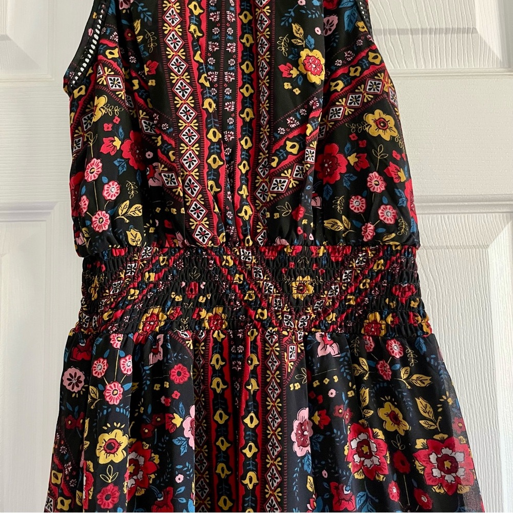 Xhilaration Multicolor Floral Maxi Dress Size XS - EUC - Picture 4 of 12